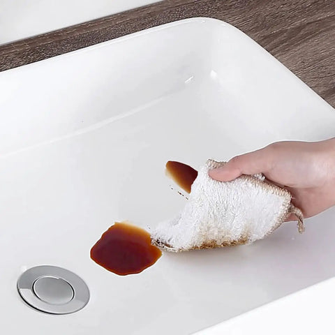 Cleaning the 24 Inch Countertop Vessel Sink For Bathroom, Modern Rectangular White Ceramic Basin, Above Counter Design, Shallow Bowl