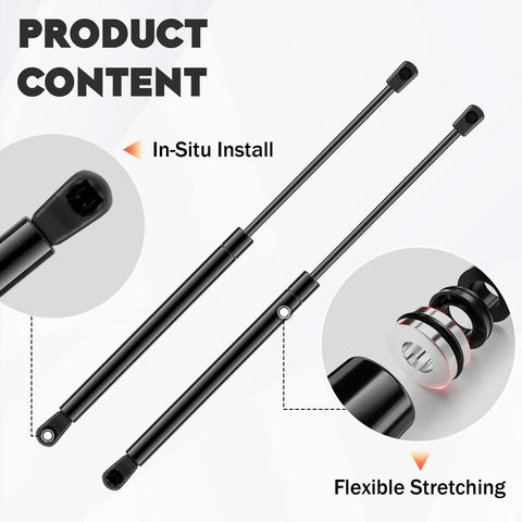 Lexus Hood Lift Supports For 1998 2005 GS300 GS400 GS430 Beefy Replacement Shocks And Struts Pack Of 2 details and assembly