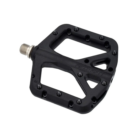 Non-Slip Mountain Bike Pedals With Lightweight Wide Flat Platform For MTB, Nylon Composite Body, Nine Sixteen Inch Spindle, Grippy Anti-Slip Pedals,