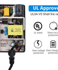 24V 1500mA Electric Scooter Charger With Fire Rating and UL Approval