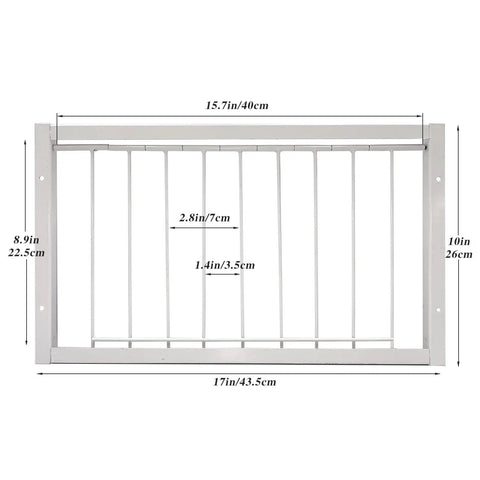 Heavy Duty Iron Pigeon Trap Door One Way Entrance For Loft Cage Easy Install No Fuss The Pigeon T Trap Entrance Door Fits 15.7 By 10 Inches