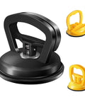3 Pack Car Dent Puller Kit Upgraded Model With Large Puller Plus Two Small Dent Repair Tools Built From Durable Rubber And Solid Metal Heavy Duty Dents Beat Dents Out Fast For Cars Glass Ceilings And Moving Objects Black Yellow, black and yellow suction tools