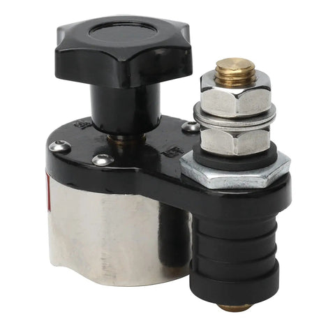 Top Tier Magnetic Welding Ground Clamp With Heavy Duty Double Layer Insulation And Secure On Off Switch for stable conduction detail shot.
