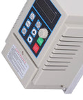 Close-up of control panel on 750W 110V Single Phase To 3 Phase VFD Inverter Frequency Converter With 50 to 60Hz Output The Go To Motor Drive