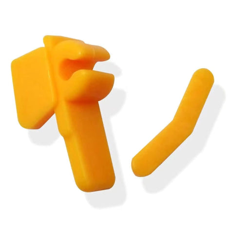 Tire Changer Plastic Insert Kit For Duck Head Mounts Rim Edge Protector Guards Nylon Demount Fitting Heads 6 Front Upper And 6 Rear Lower Inserts Two Packs Pro Grade 24YKM close-up view