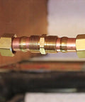 Heavy Duty Rock Solid Brass Compression Union Elbow Pipe Fitting One Half Inch 90 Degree Connector for copper tubing