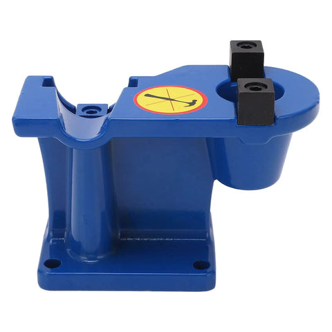Universal CNC Tool Holder Fixture With Vertical And Horizontal Locking Aluminum Alloy Clamping System For Industrial Use BT30 Compatible Lightweight Yet Rugged For Easy Setup, blue clamp view
