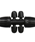 Barbed Tee One Half Inch To One Quarter Inch Drip Irrigation Fittings Kit, Ten Piece Set For One Half Inch Tubing connector