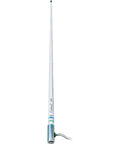 8 Foot Old School VHF Antenna For Ham Radios With Brass And Copper Elements, Chrome Plated Brass Ferrule, 15 Foot RG 58 Cable