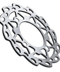 190mm Brake Disc Rotor Plate For 50cc To 125cc Chinese Pit Dirt Bikes Like SSR Apollo Taotao Coolster Lifan YCF Kayo Roketa And More Beefed Up Heavy Duty Performance Upgrade For Everyday Rides shown from an angled view.