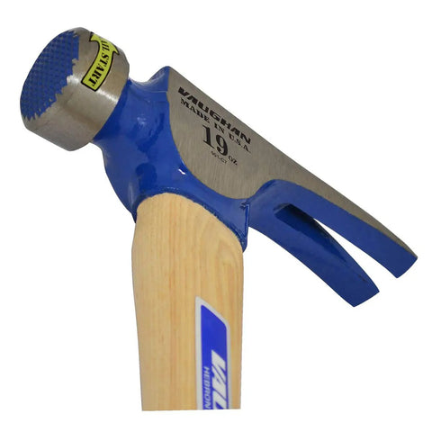19 Ounce California Framer Hammer With Milled Face And Curved Hickory Handle For Framing And Carpentry Heavy Duty American Made Durable Construction For Pro Grade Jobs