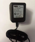 12V Transformer With Cord And Plug For Water Softener System Replacement Part 93245, power adapter shown coiled on white background.