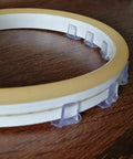 Must Have LED Neon Mounting Clips Pack 200 Durable PVC Fixing Clips For 6mm Neon Flex Strips Clear Transparent Reusable Easy Install