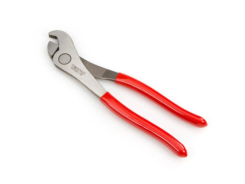 7-3/4 Inch Nut Jaw Pliers With High Leverage Parrot Jaw Grips Nuts Bolts And Fasteners Hex Round And Square Shapes Slender Nonslip Grips