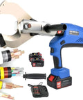 Heavy Duty Battery Powered Electric Hydraulic Cable Cutter With Dual Lithium Batteries for copper and aluminum cables cutting
