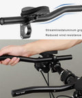 All Day Grip Aero Bar Foam Pad For MTB And Road Bikes Boosts Grip And Control With Ergonomic Handlebar Attachment. Close-up view.