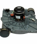 Heavy Duty Draft Inducer Motor Replacement For Gas Furnace 115 Volt 1.16 Amp 3 Prong Plug shown from top view with wiring details.