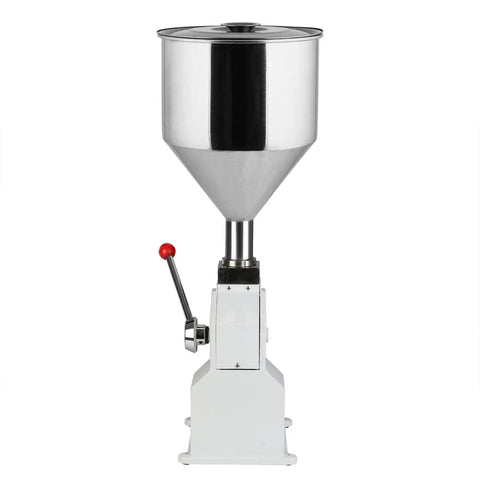 Manual Paste And Liquid Filler Machine A03 with 10L Hopper, stainless steel, for filling paste cream cosmetic perfume drink medicine.