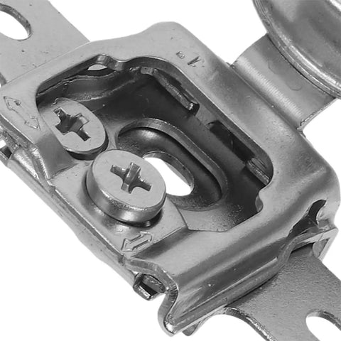 Close-up of Two Pack Inward Opening Folding Cabinet Hinges for Electrical Cabinets Soft Close Concealed Hinge in zinc alloy