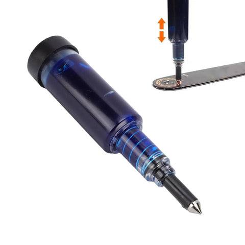1.5 Oz Pre Loaded Chainsaw Bar Grease With Transparent Window for Easy Lubricant Check in close-up view