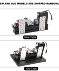 Fabater Mini Metal Lathe 24W High Precision Engineering, showing new and old models of the compact lathe for metalworking.