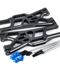 Beefed Up Aluminum Alloy Front And Rear Suspension Arms Upgrade Kit For One Five Scale Traxxas XMAXX RC Monster Truck Upper And Lower