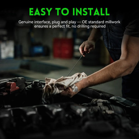 Mechanic installing Chrome One Wire Beefed Up 105 Amp Self Exciting High Output 10SI Style for GM Chevy 350 305 SBC