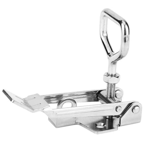 Over Center Latches With Adjustable Triangular Clamp Toggle For Doors, Toolboxes, Stainless steel, side view