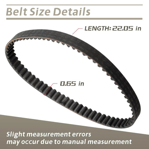 560 8MGT 16 Drive Belt Replacement For Surron Light Bee And Segway X260 X160 Talaria XXX, 22.05-inch length, 0.65-inch width