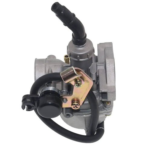 Front view of Style Carburetor For 50cc 70cc 90cc 110cc 125cc ATVs Dirt Bikes And Go Karts 4 Stroke Engines Replacement Rebuildable Fuel