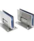 Heavy Duty Stainless Steel Door Hinges Set Of 2 Rock Solid 90 Degree Corner Brackets For Closet Cabinet And Bathroom, rust proof design.