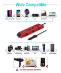 Plug And Play 200W Car Power Inverter Dc 12V To 110V Ac Converter with dual outlets and USB ports for various devices compatibility.