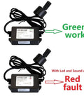 Replacement 40W-55W T5 Single 4-Pin Ballast with 425mA output, LED indicator, audible alarm showing green and red status