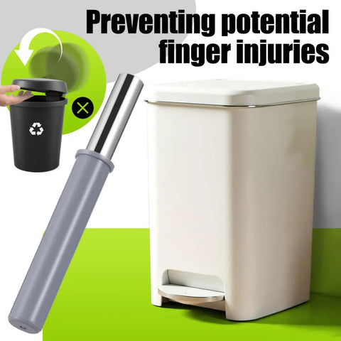 Heavy Duty Hydraulic Door Damper With Dead Silent Soft Close Piston Pump For No Sweat Setup on Trash Chute with pedal bin
