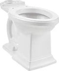 Town Square S Right Height Elongated Toilet Bowl Only White, chair height comfort with 16.5 inch rim, visible from side angle.