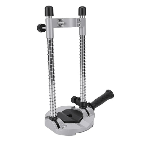 Handheld Portable Drill Guides With 90 Degree Precision Jig Attachments for Angled or Straight Holes, adjustable for DIYers.