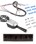 Bezel Control Switch For Seastar Hydraulic, Cable And Tilt Steering, Blinker Trim System, with screws, wires, and manual