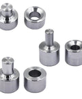 Three Piece Dimple Die Set For Metal Fabrication Tools With One Half Inch, Three Quarter Inch And One Inch Dies, CNC Machined 8620 Steel