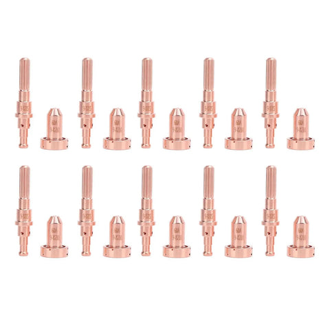 Top Quality Brass Plasma Cutting Torch Consumables Electrode And Nozzle Tips For SL60 SL100 metal fabrication kit components.