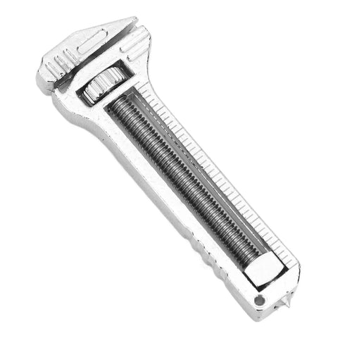 Mini Multitool Wrench With Bottle Opener And Nail Puller 2.8 Oz Alloy Steel 6 In 1 Measuring Caliper 98 Percent Grip