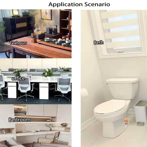 Image showing application scenarios of Super Dope Ceramic Toilet Bolt Covers in a bathroom with a modern design.