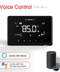 WiFi Smart Thermostat For Home Automation With Tuya App Remote Control Works With Alexa And Google Assistant display