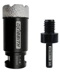 Heavy Duty Pro Grade 1-1/4 Inch Diamond Core Drill Bit For Dry Or Wet Tile Cutting, Hole Saw, Vacuum Brazed, 32mm Diameter