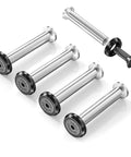 Top Shelf PC Case Fan Screws For 25mm Units Including 20 Pack Slick interlocking steel screws with black washers.