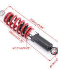 250mm Front And Rear Suspension Spring For 70cc To 125cc ATV Go Kart Buggy Dirt Bike Pit Bike Shock Absorber With Threaded Mount For Quick Install And Easy Height Adjustment Plus Preload Tuning To Boost Stability On Road And Trail.