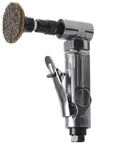 One Quarter Inch Air Die Grinder Kit With Twenty Sanding Discs Right Angle Design Ergonomic Grip Polished Body Pneumatic Grinder