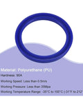 Top Notch Hydraulic Oil Seal Kit 5 Pcs Polyurethane Cylinder Piston Sealing Ring Gasket 25 mm ID 25 X 40 X 8 mm Wear Resistant Anti Leak Handles Industrial Machinery And Truck Engines Tough As Nails In Winter Or Summer Without Breaking A Sweat. Blue polyurethane seal ring, 25x40x8 mm