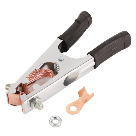 Heavy Duty 500A Ground Clamp Copper Welding Earth Clip With Electroplated Wear Resistance For Manual Welder That Handles Heavy Current Flow and delivers top tier performance during your next big project.