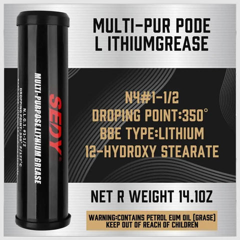 Heavy Duty Grease Gun Kit With Free 14oz Tube 8000 PSI Pistol High Pressure Lubrication Tool grease cartridge