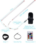 Colorful LED Bike Light Kit With Battery Box App And Remote Control Dope Color Lighting Modes for night riding and city commutes.